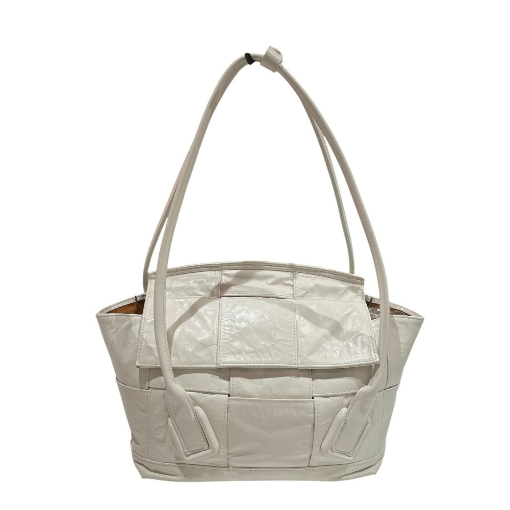 Bottega Veneta Arco Tote Bag White
